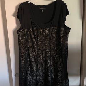 Karin Stevens black lace dress size 22W